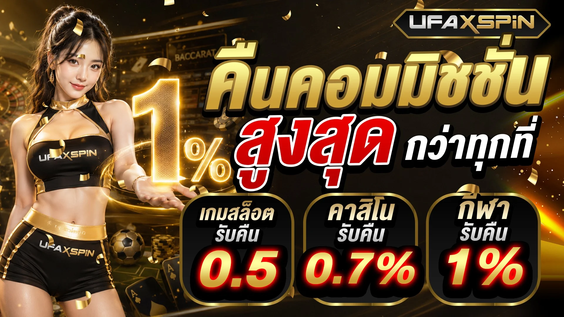 UFAXSPIN สมัครสมาชิกง่าย 3 ขั้นตอน รับโบนัสทันที